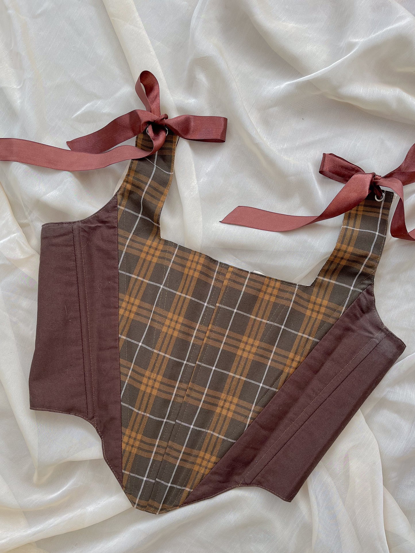 Artemis Plaid Corset